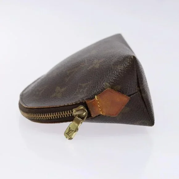 LOUIS VUITTON Monogram Pochette Cosmetic PM Pouch M43998 LV Auth BA5190 - Picture 3 of 16